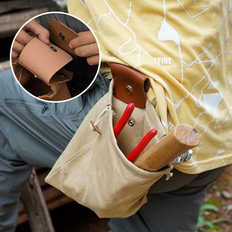 Faltbare Gürteltasche aus Canvas