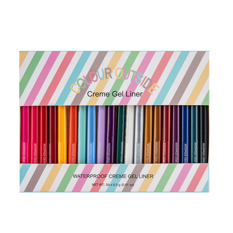 20 Stück Farbiges Eyeliner-Stift-Set