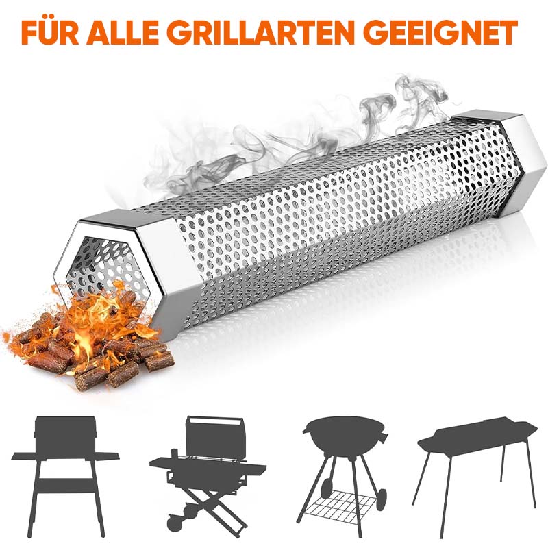 12' Pellet-Räucherrohr für alle Grills oder Räuchergeräte