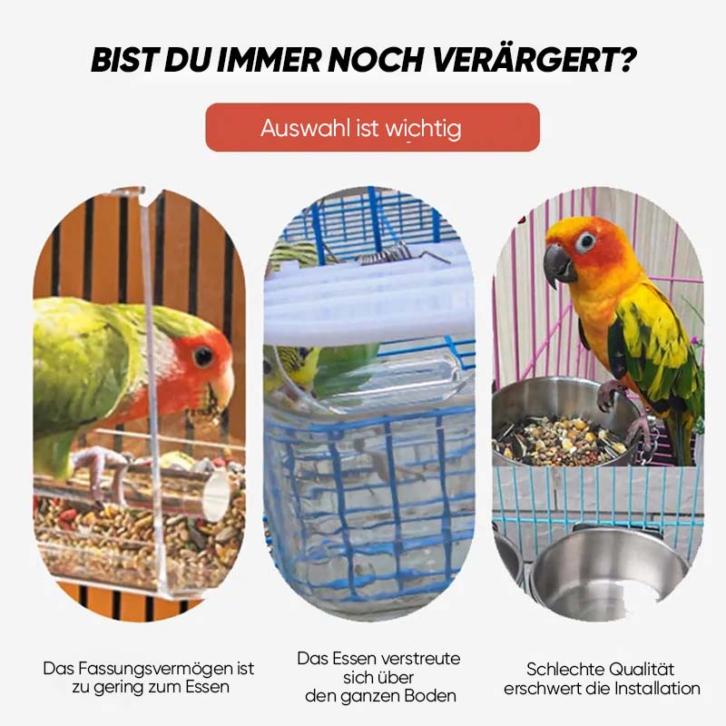 Automatischer auslaufsicherer Vogelfutterspender