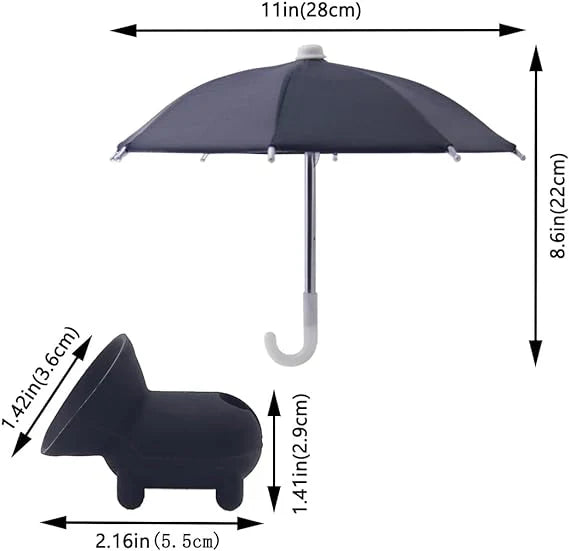 Handy-Regenschirm-Saugnapf-Ständer für Sonne