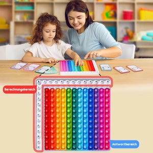 Mathe-Lernkarten und Pop-Fidget-Diagramm