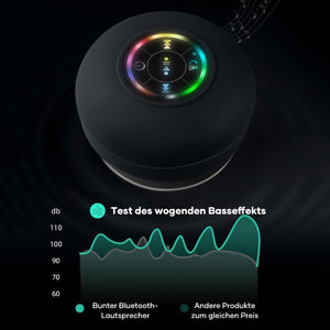 Mini-Bluetooth-Duschlautsprecher mit LED-Licht