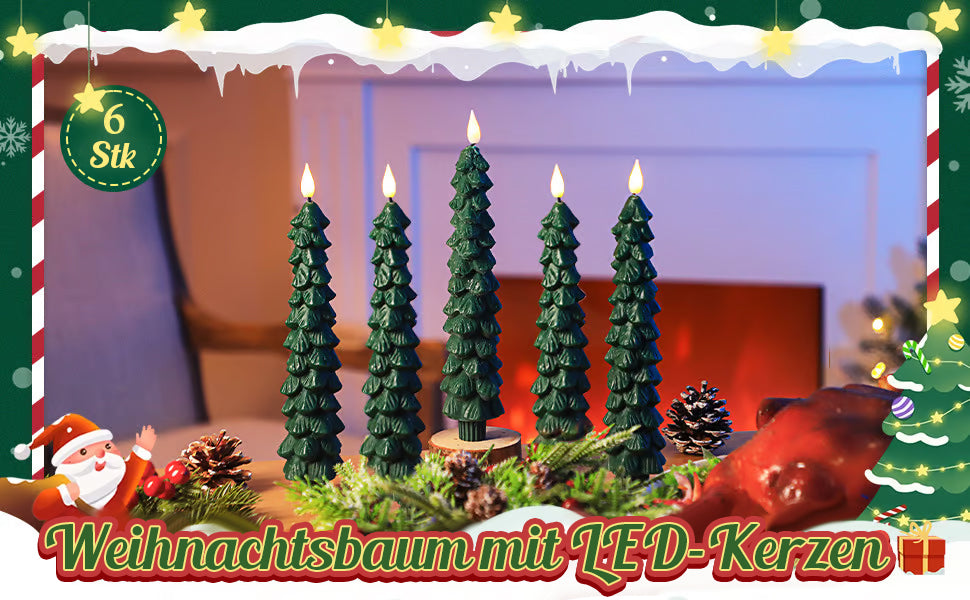 🎁🎄Weihnachten LED-Kerzen Baum