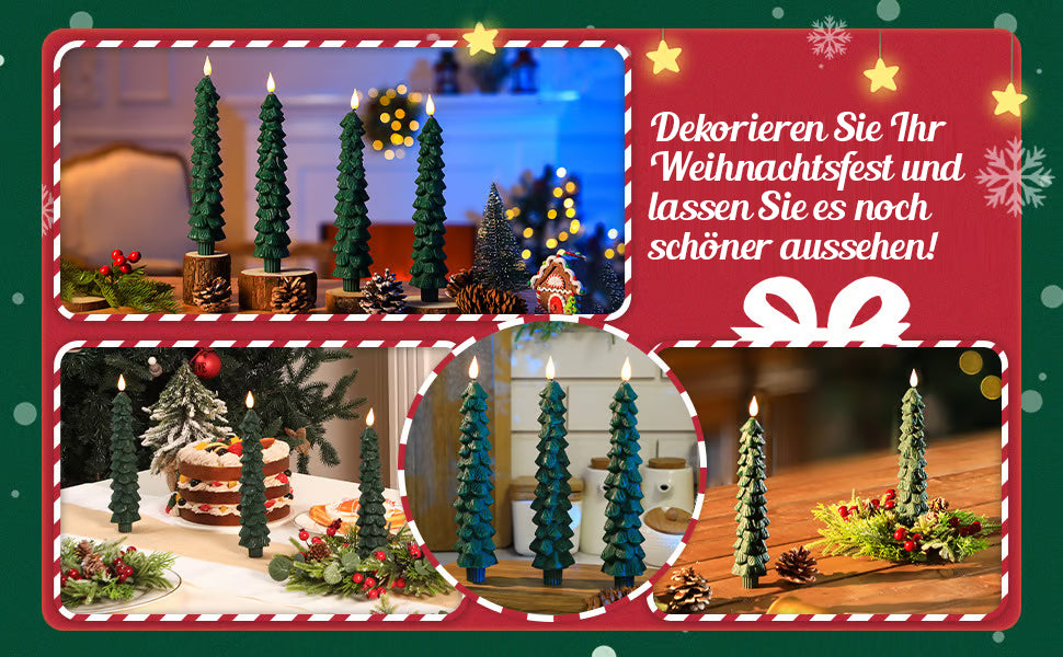 🎁🎄Weihnachten LED-Kerzen Baum