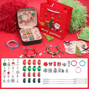 Weihnachtliches DIY-Kinderarmband