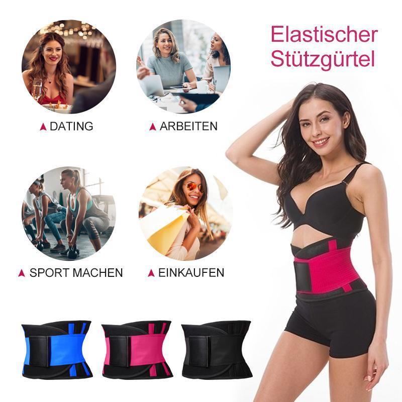 Stützverstellbarer elastischer Sportgürtel