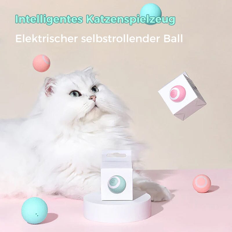 【großer Verkauf】Intelligenter Elektrischer Selbstrollender Katzenspielzeugball