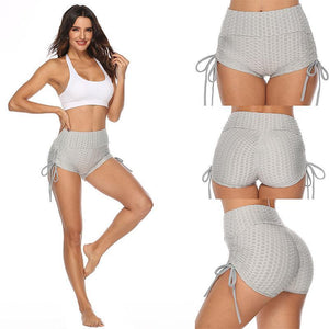 Yogahose, Bubble-Shorts mit Schleife