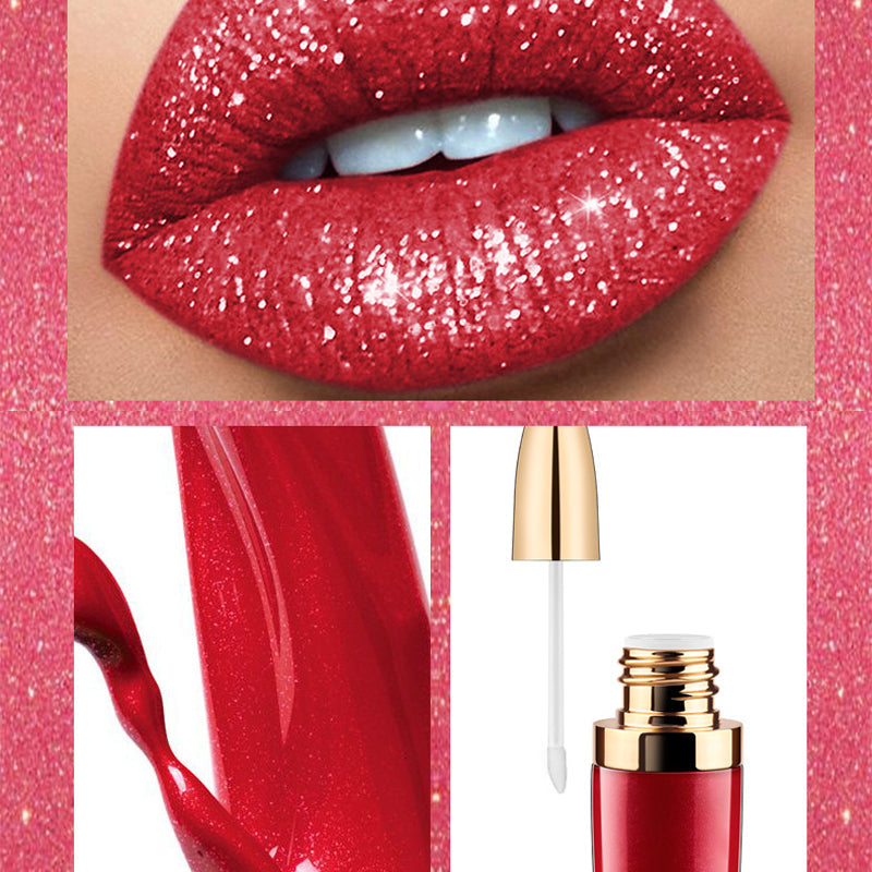 Diamantglänzender langanhaltender Lippenstift