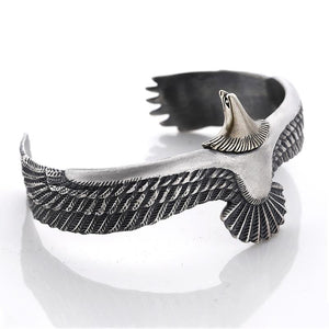 Silber Adler Manschette Armband