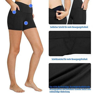 Hohe Taille Laufen Yoga Shorts