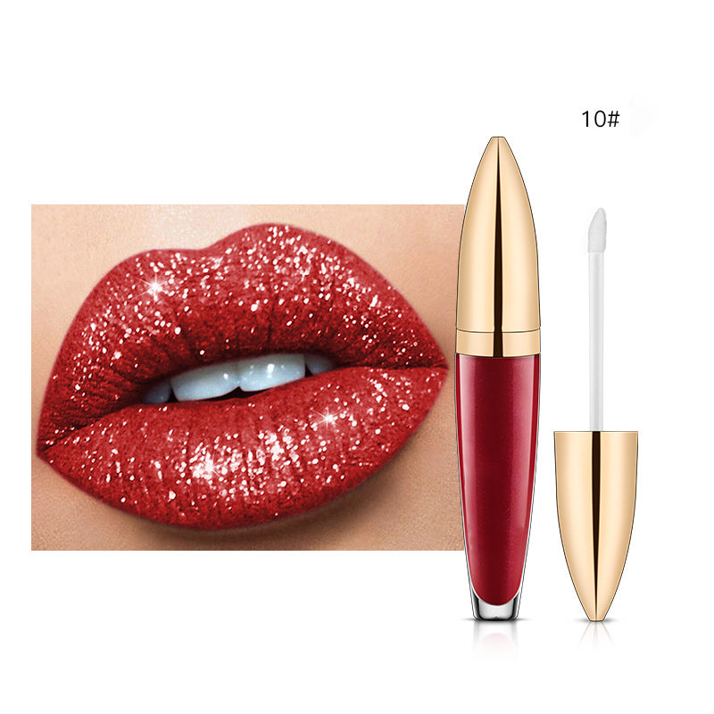 Diamantglänzender langanhaltender Lippenstift