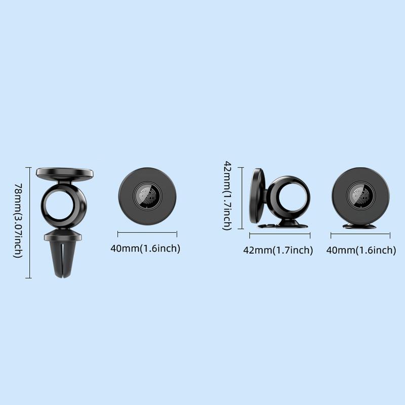 Magnetische Handyhalterung mit Zahnradstruktur