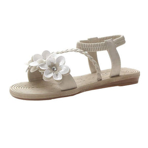 Neue Damen Sandalen Mit Böhmische Blumen