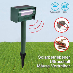 Solarbetriebener Ultraschall Schädlinge Mäuse Vertreiber