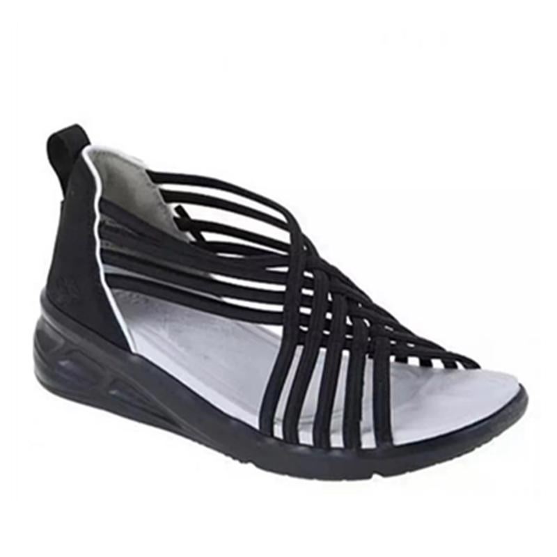 Geflochtene Fischmaul-Sandalen Für Damen