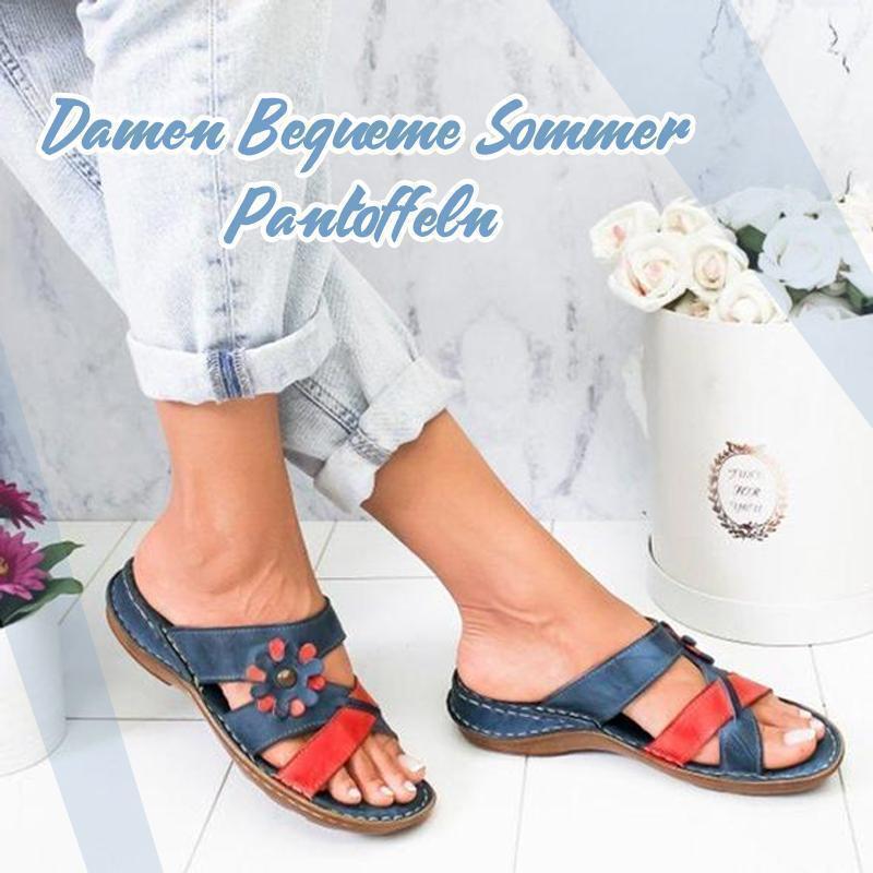 Damen Bequeme Pantoffeln im Sommer