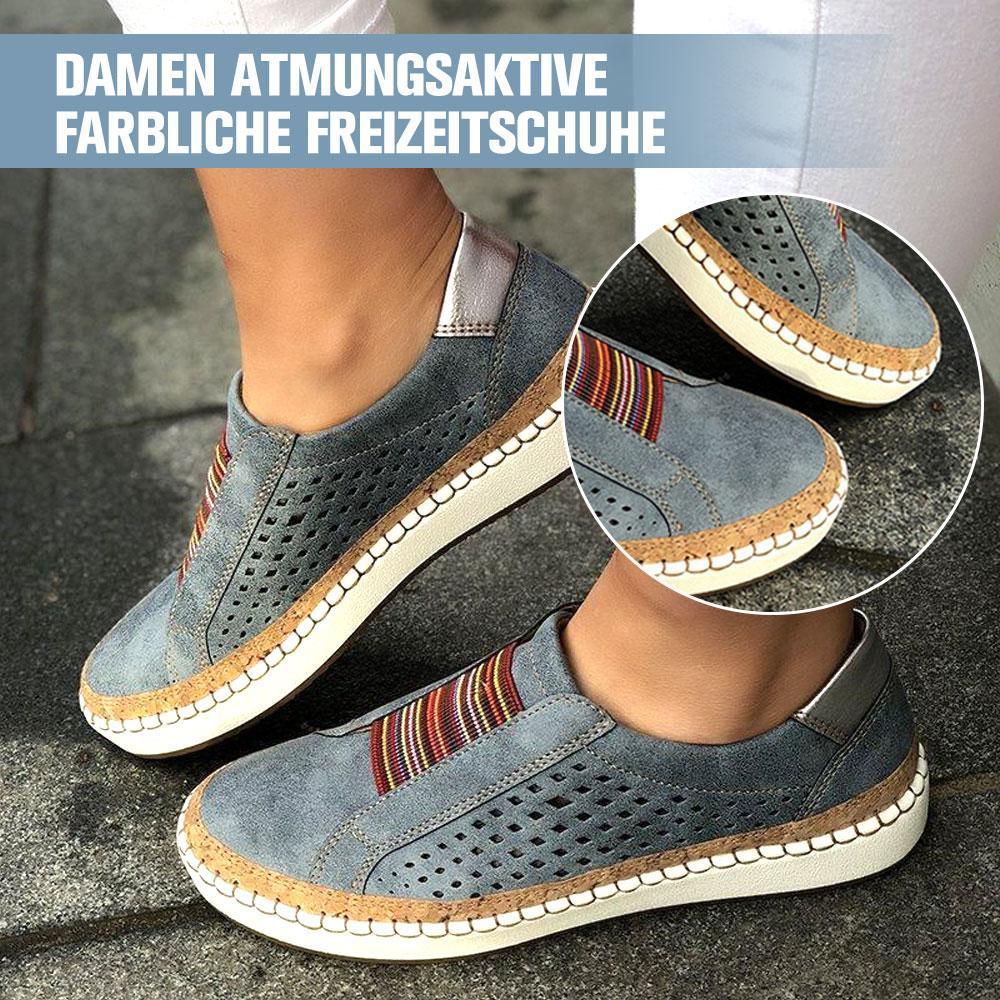 Damen Lässige Turnschuhe mit runder Kappe