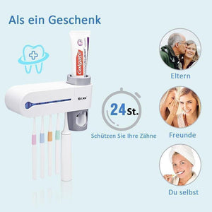 2-in-1 Desinfektioner Zahnbürstenhalter