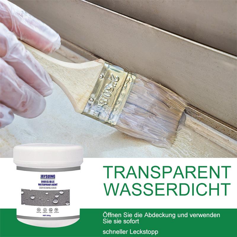 Transparenter wasserdichter Beschichtungsmittel