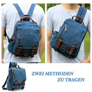 Doppelschnalle Reißverschlüsse Rucksack / Reisetasche