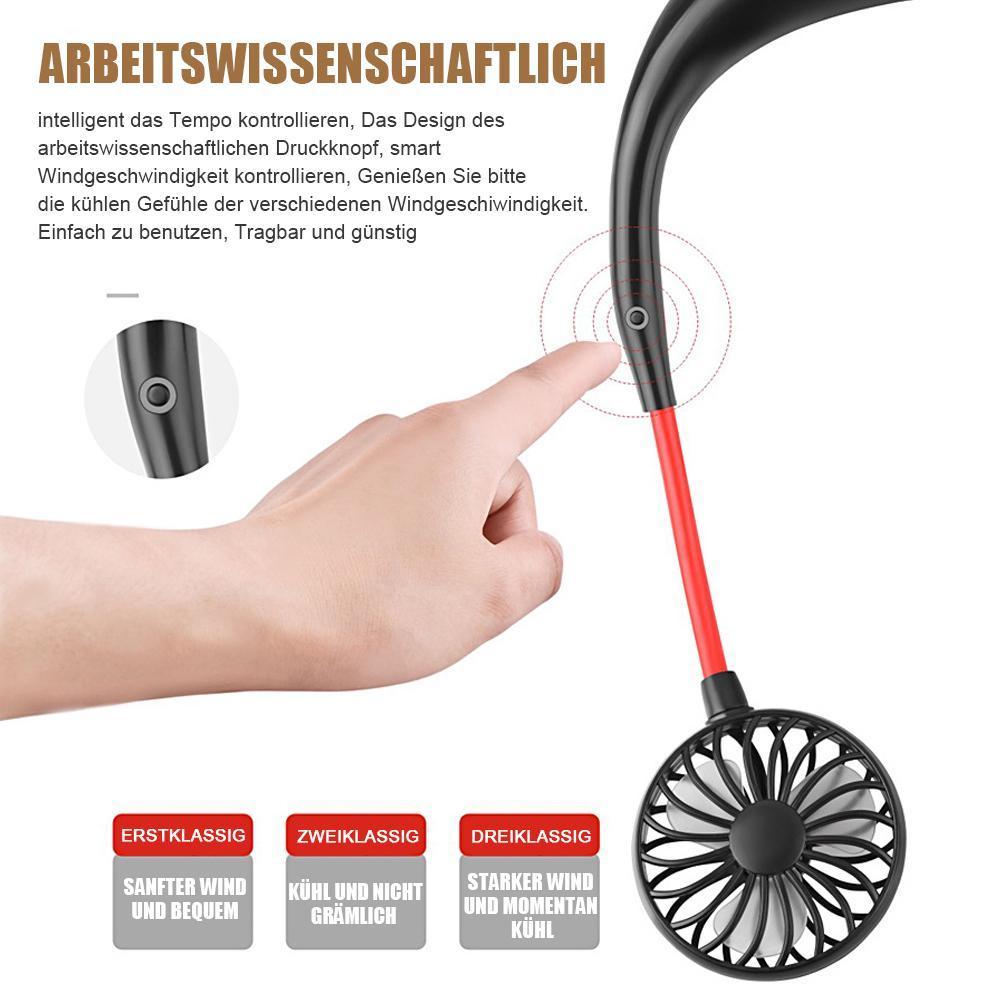 Tragbarer zwei- Köpfe Ventilator