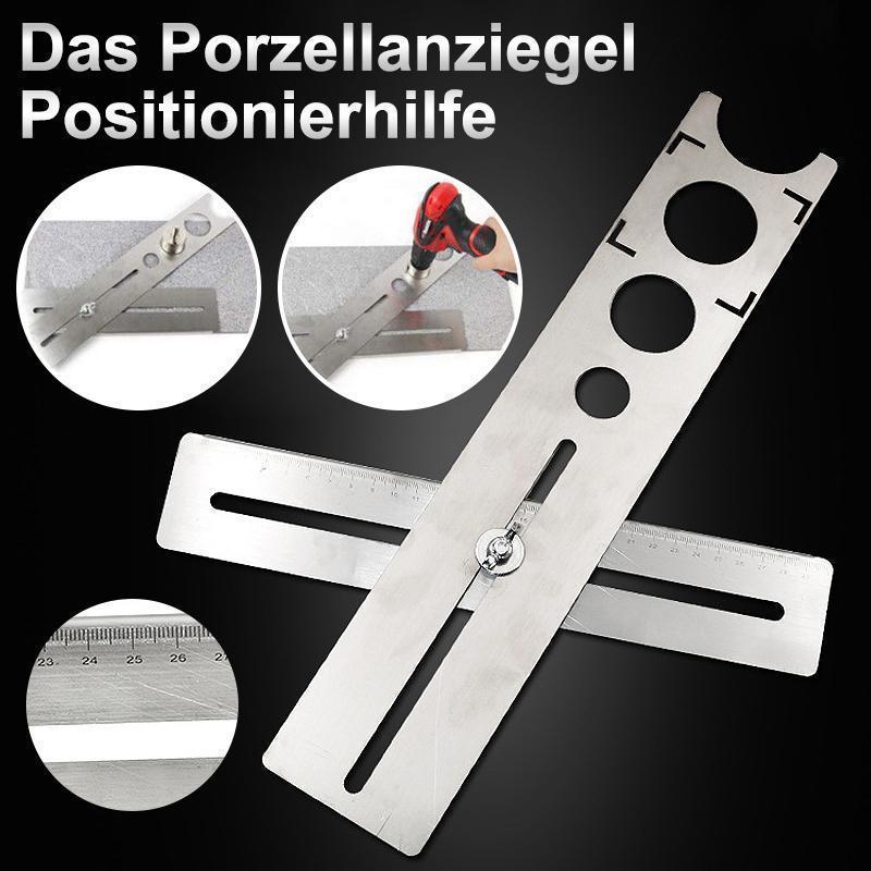 Edelstahl Porzellanziegel Positionierhilfe