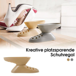 Kreative platzsparende Schuhregal