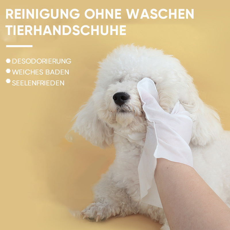 Haustier-Handschuhe ohne Waschen-6 Stück