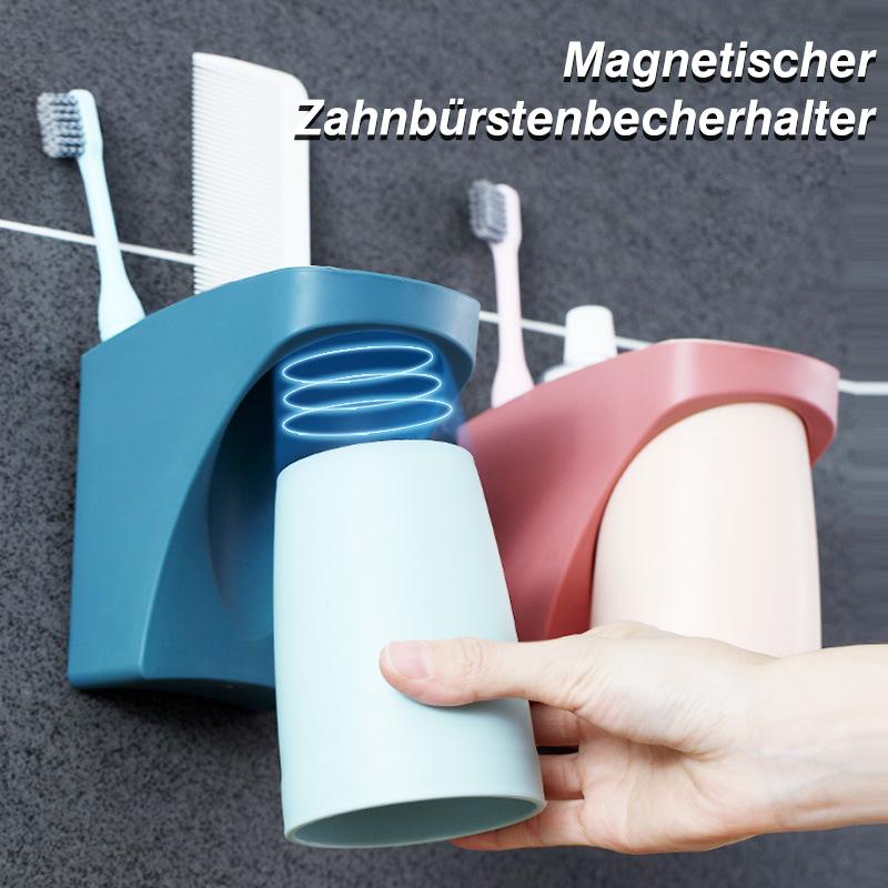 befestigter magnetischer Zahnbürstenhalter