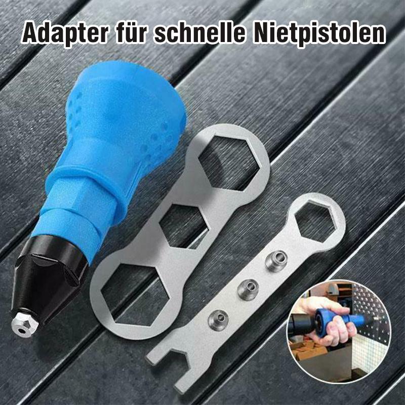 Adapter für schnelle Nietpistolen