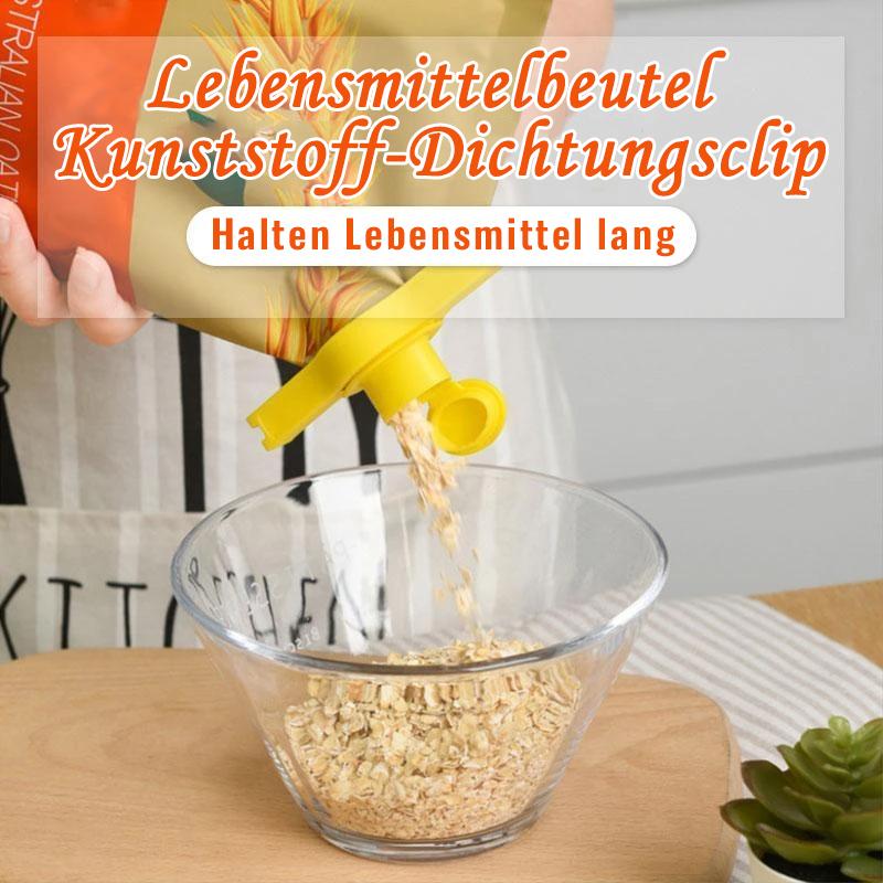 Lebensmittelbeutel Kunststoff-Dichtungsclip