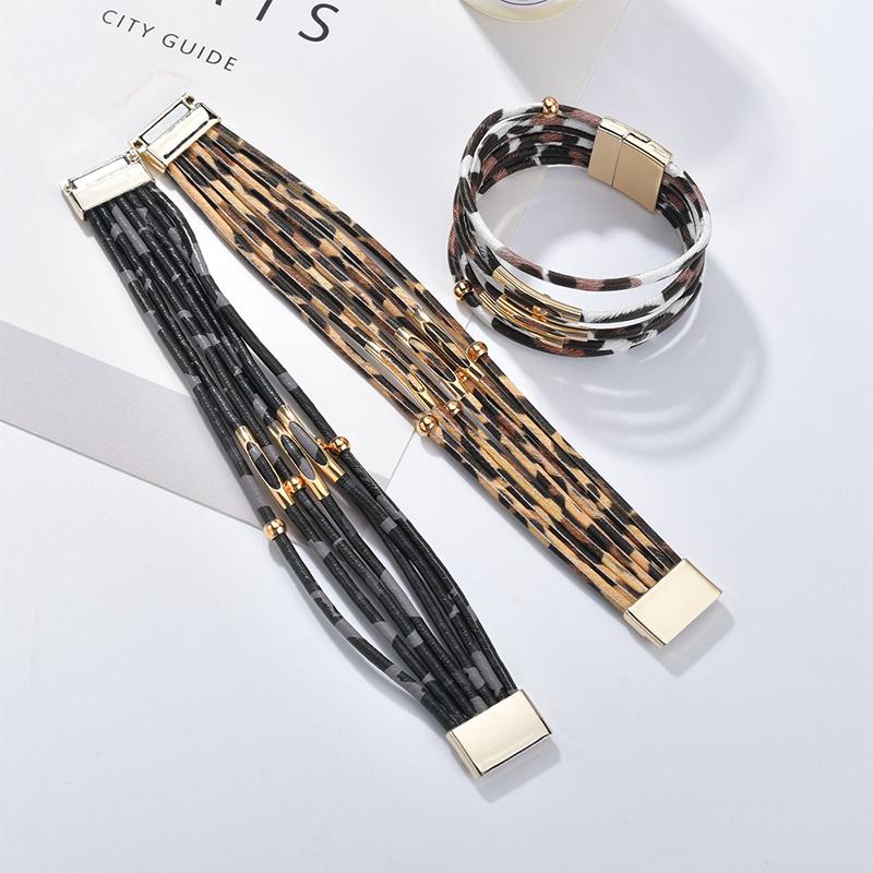 Damen Armband mit Leopardenmuster