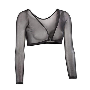 Damen Nahtlose Arm Shaper Mesh Shaping Unterwäsche