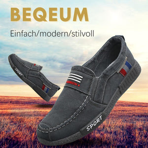 Freizeitschuhe aus Canvas mit weichem Boden