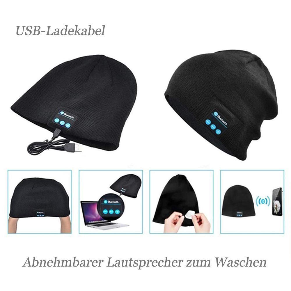 Warme Strickmütze mit 4.2 Bluetooth