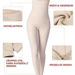 Damen Shapewear Leggings mit Bein Taillenformer Shaper