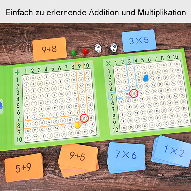 2-in-1 Magnetisches Multiplikations- und Additionslernspielzeug für Kinder