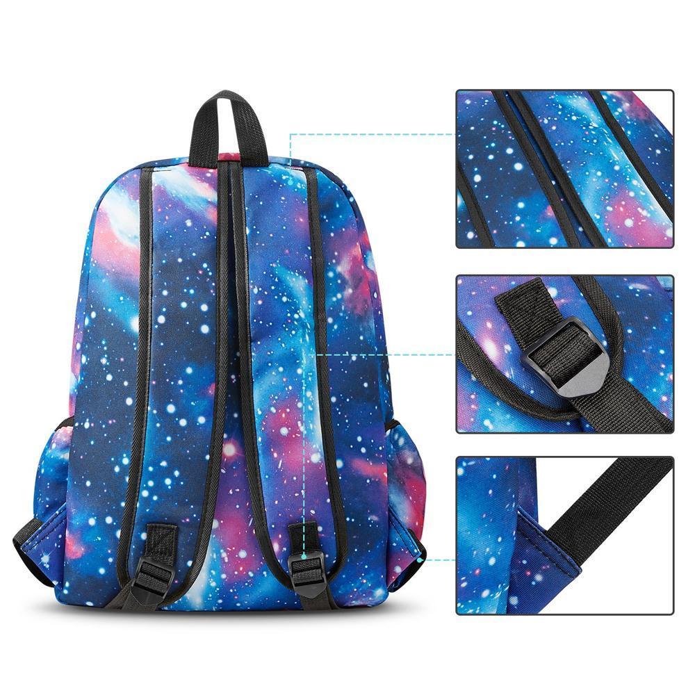 Galaxy Rucksack Unisex Schulrucksack-nette Tasche