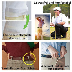 Super Elastischer Schnallenfreier Gürtel