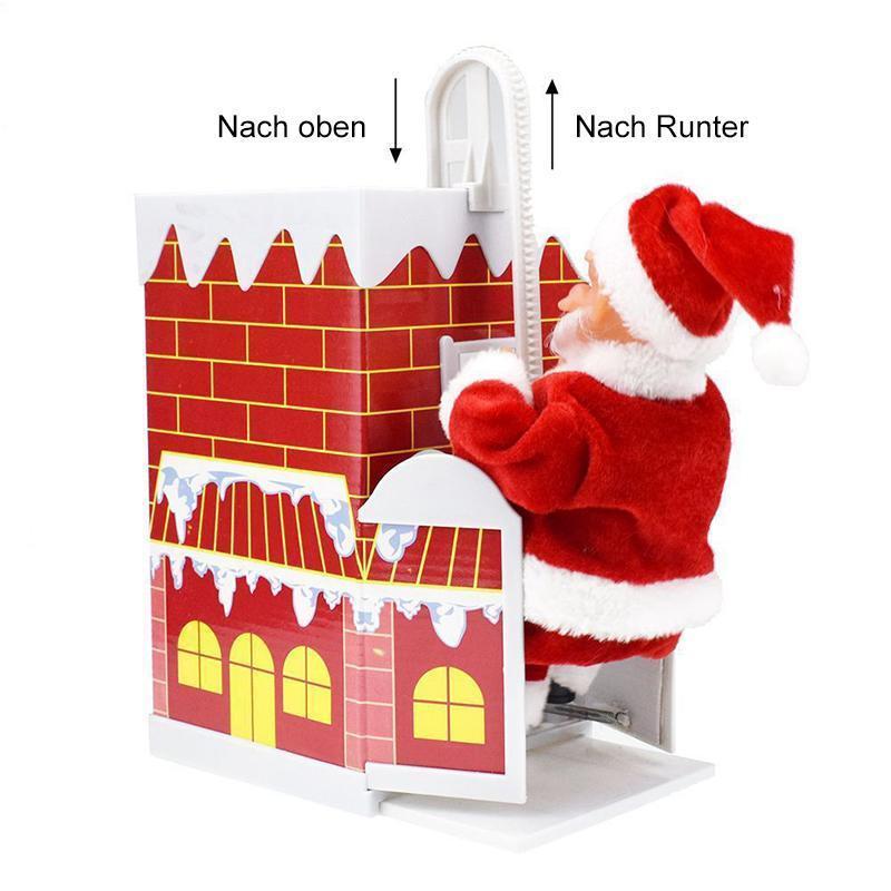 Schöne Santa Klettern Schornstein angenehmes Geschenk Spielzeug