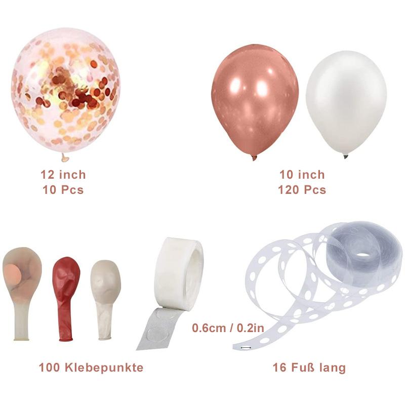 DIY Ballon Girlande Set & Ballonbogen