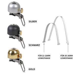 Minimalistische Fahrradklingel, für Alle Fahrrad