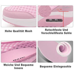 Damen Mesh Nähte Luftkissen Schütteln Turnschuhe