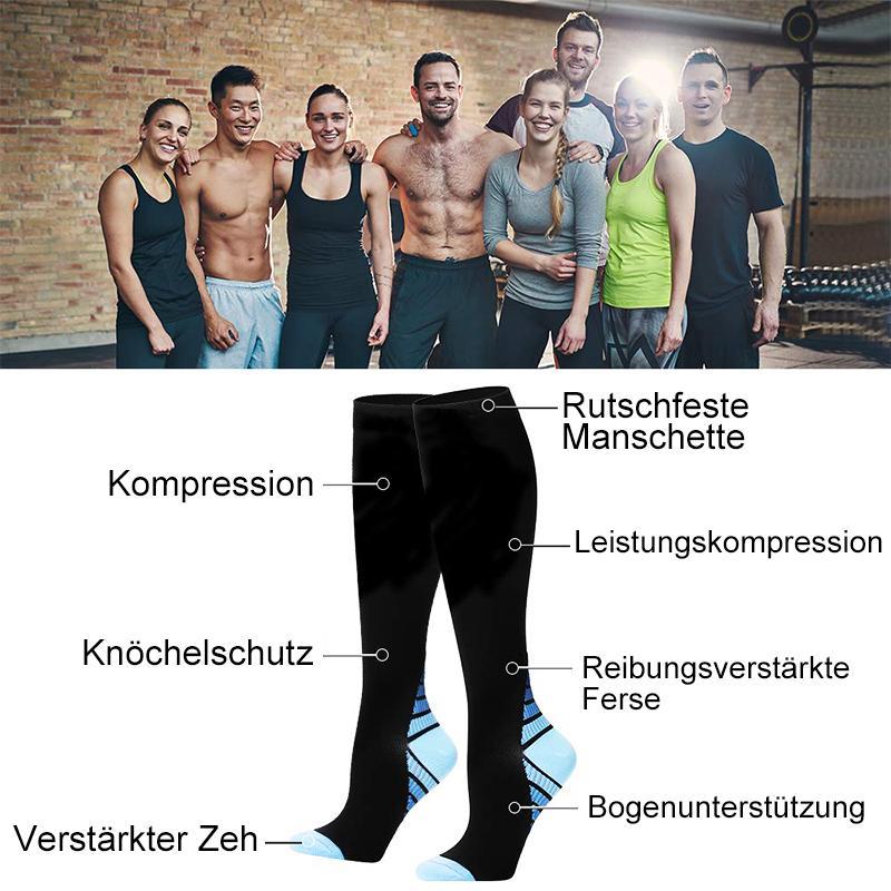 Unisex-Sport-Kompressionssocken