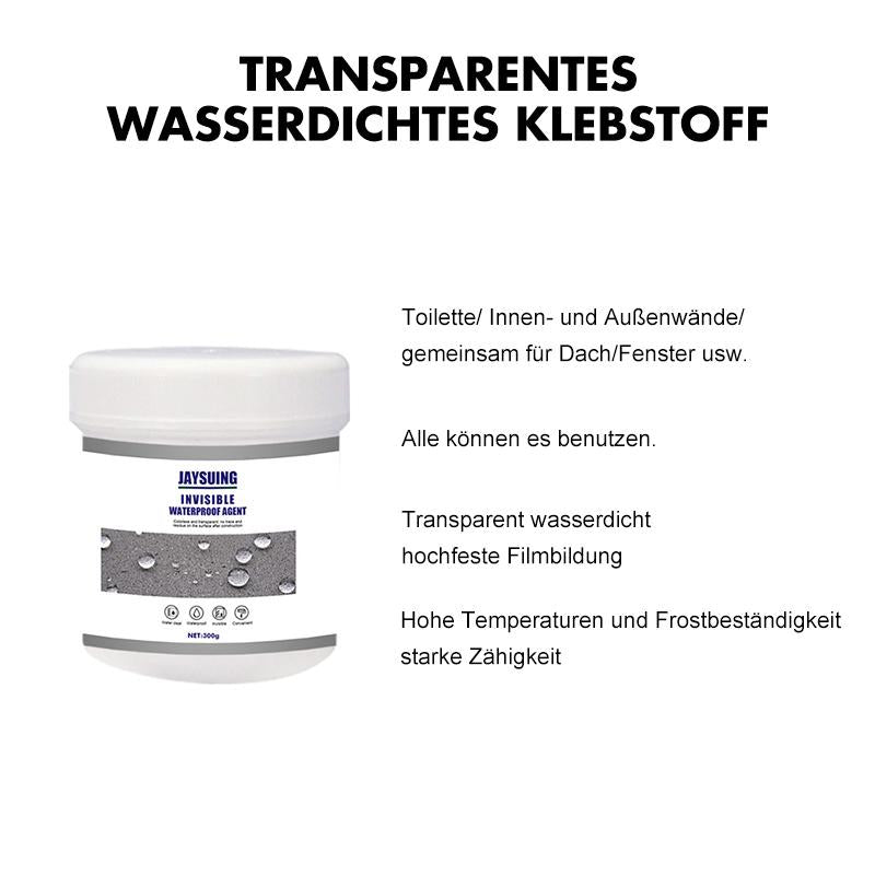 Transparenter wasserdichter Beschichtungsmittel