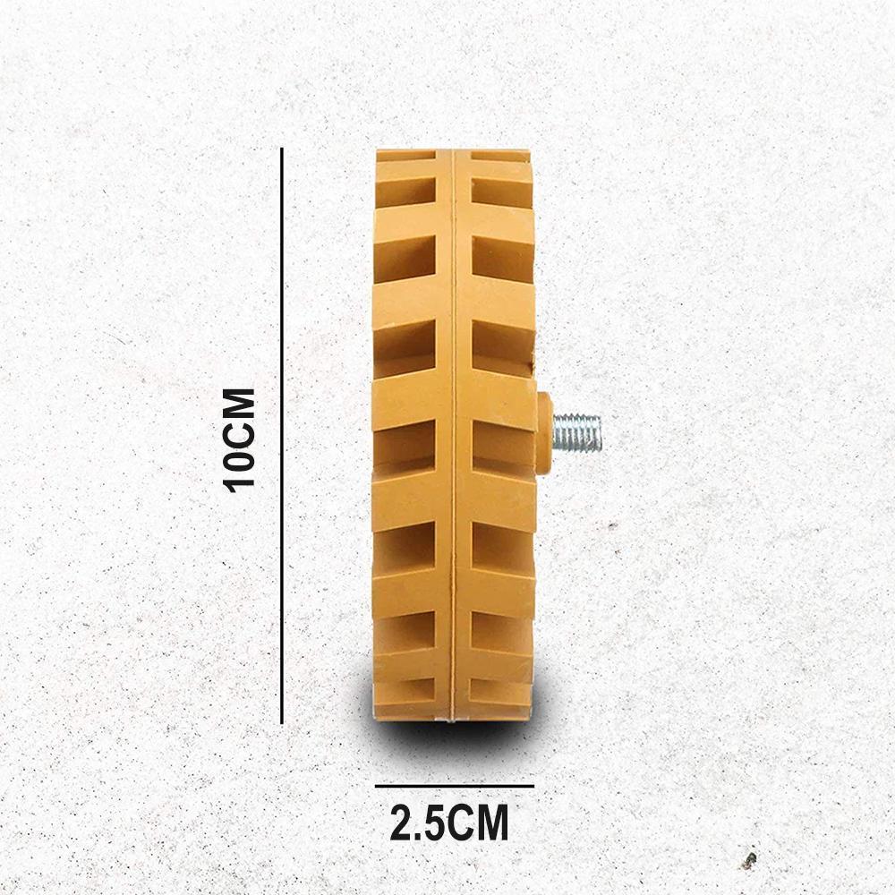 4 Zoll Radiergummi Rad, Abziehbildern Entfernung Werkzeug