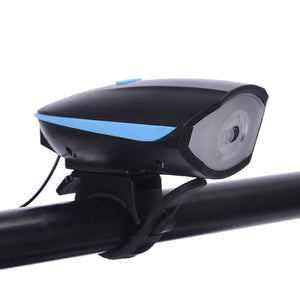 2- in- 1 Fahrrad USB Horn Frontleuchte