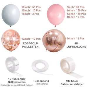 DIY Ballon Girlande Set & Ballonbogen